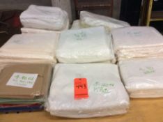 Lot of Asst tablecloths - varied sizes & colors