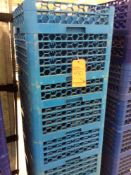 Lot of (8) dishwashing/transport racks, 20 slot