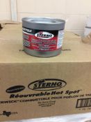 Lot of (116) cases of Sterno Resealable Hot Spot Superwick Chafing Fuel, 4-hr, (24) cans per case