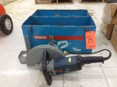Bosch m/n 1364 electric cut-off saw w/guide and case
