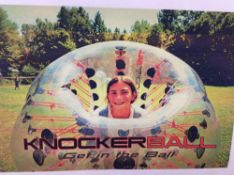 Lot of (4) Knockerballs, size large, red panel - new in the box! (Cost $1200)