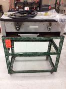 36" gas griddle w/stand