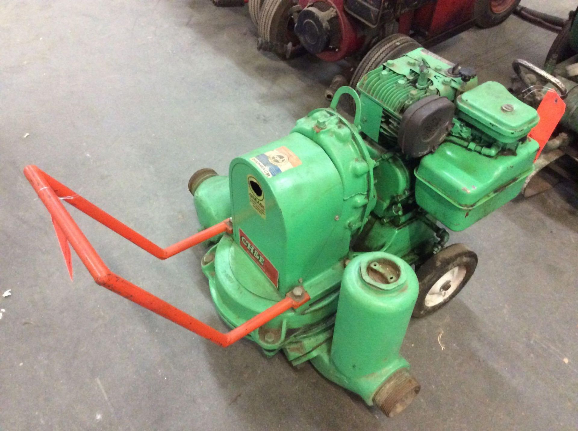 CH and E model 5305 water pump, with 5-hp gas engine - Image 2 of 2