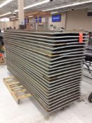 Lot of (25) 8' folding leg tables