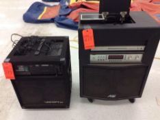 Lot of (2) karaoke machines - (1) VocoPro and (1) 200's Audio AKJ7804