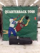 Lot of (2) bean bag toss games with travel/storage cases - (1) Quarterback Toss, and (1) Slap Shot