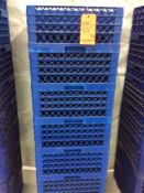 Lot of (7) dishwashing/transport racks, 25 slot