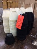 Lot of (295) asst candle/lamp shades