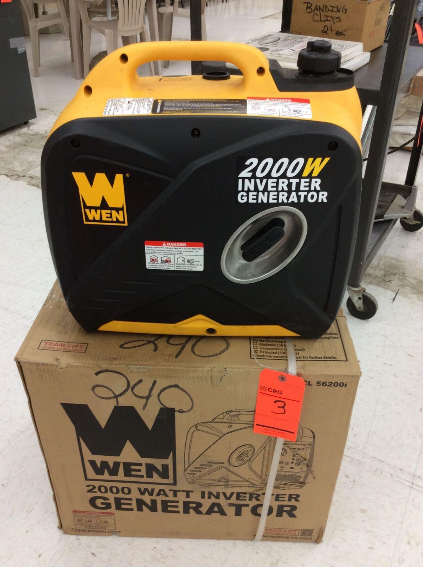 WEN m/n 56200i, gas-powered 2000-watt Inverter Generator - new in the box.