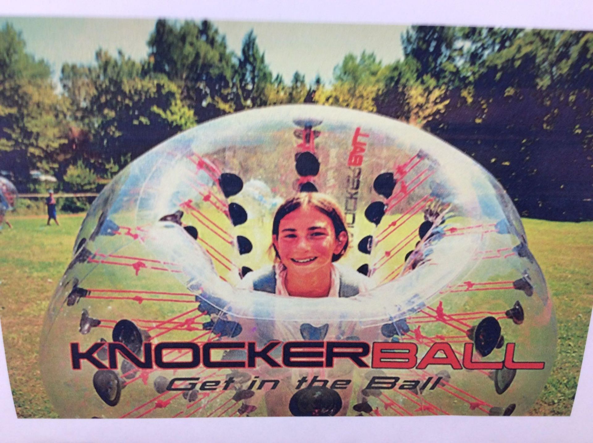 Lot of (4) Knockerballs, size large, red panel - new in the box! (Cost $1200)