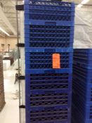 Lot of (10) dishwashing/transport racks, 25 slots each