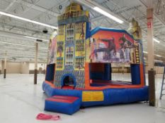 15' x 15' Spiderman inflatable bounce house with blower