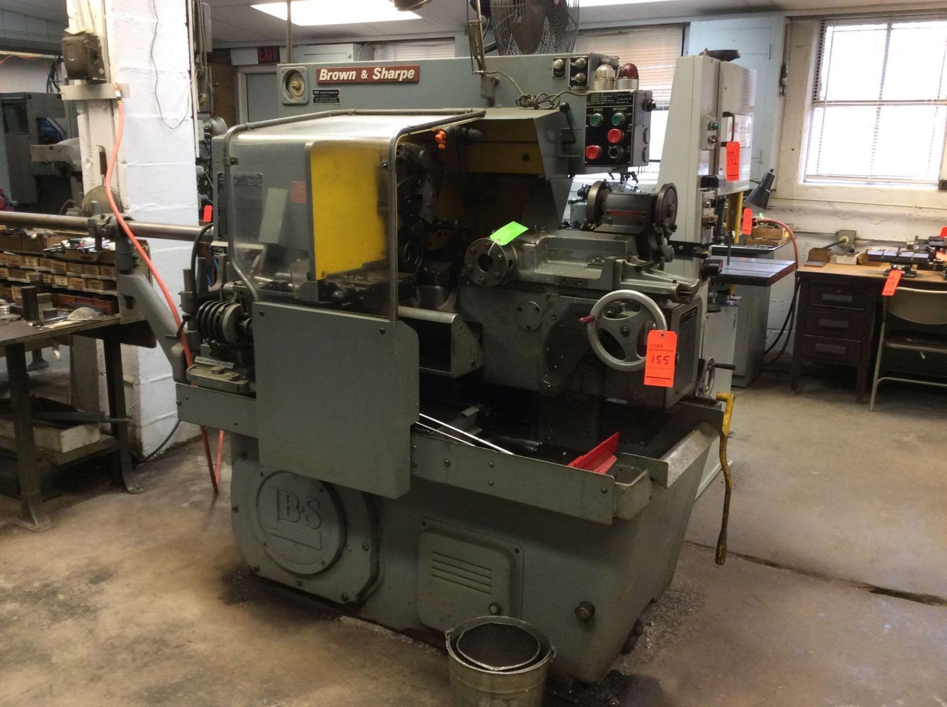 Brown and Sharpe square base automatic screw machine, mn 2, sn 542-2-6954, 1 5/8" capacity, 4 speeds