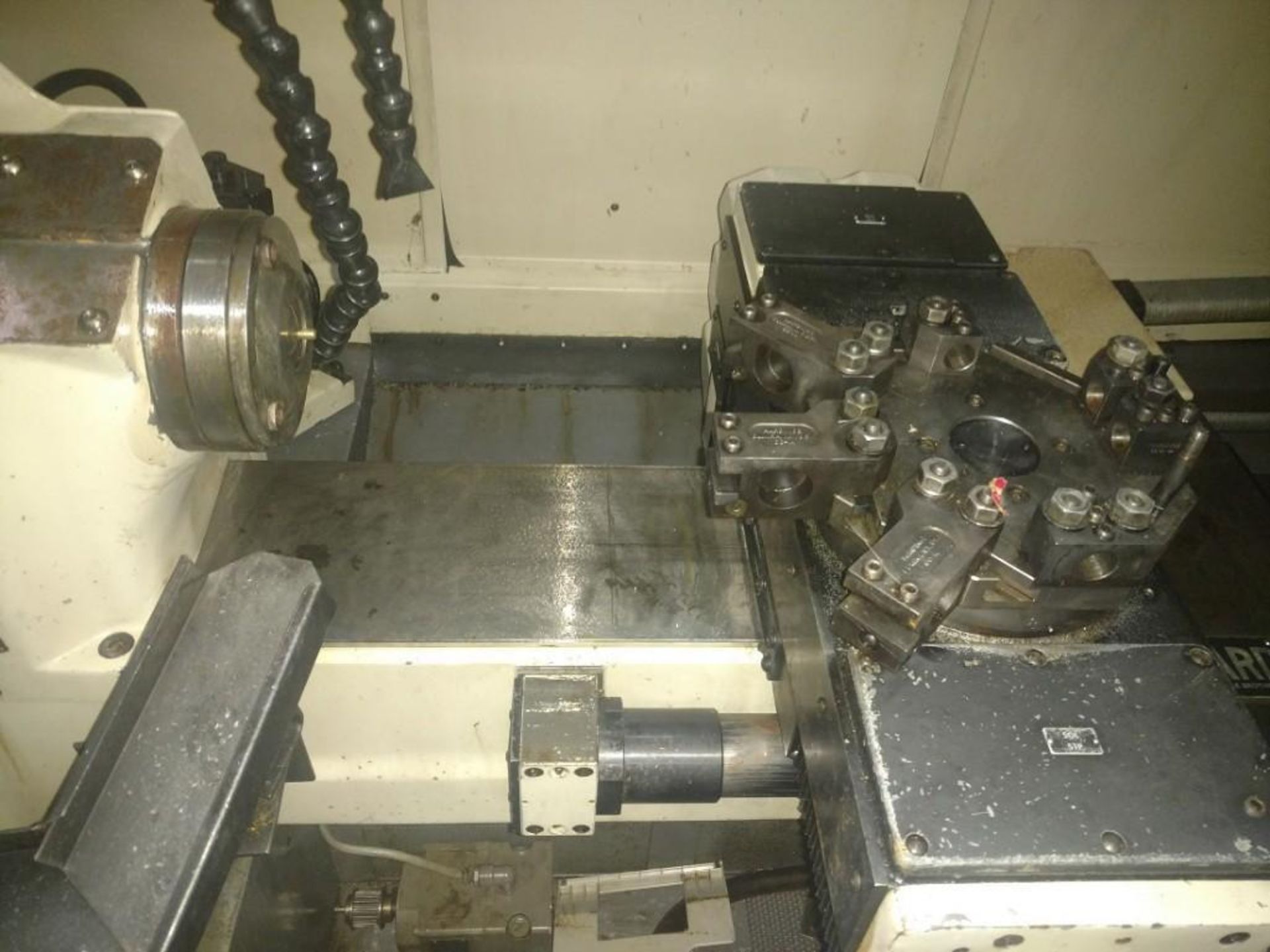 Hardinge Precision CNC Chucker/lathe, mn CHNC I, with Siemens Sinumerik Control, vertical cutoff att