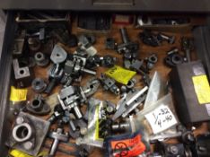 Contents of (4) drawers - includes tool holders, carbide tipped cutting bits, drill bits, bushings,