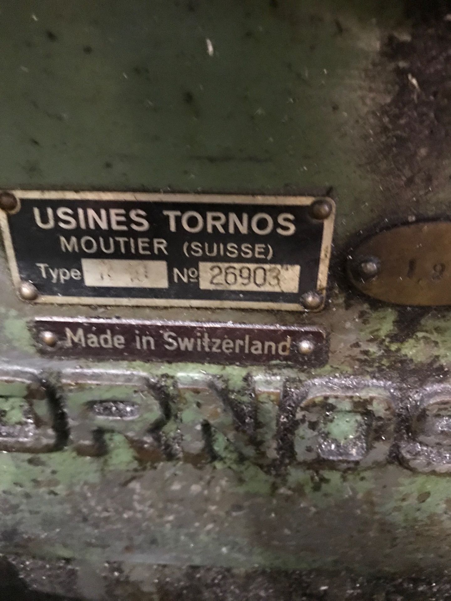 Tornos Swiss Screw Machine model R10 s/n 26903 (Located in Bridgeport, CT) - Image 3 of 4