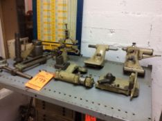 Lot of asst lathe attachments