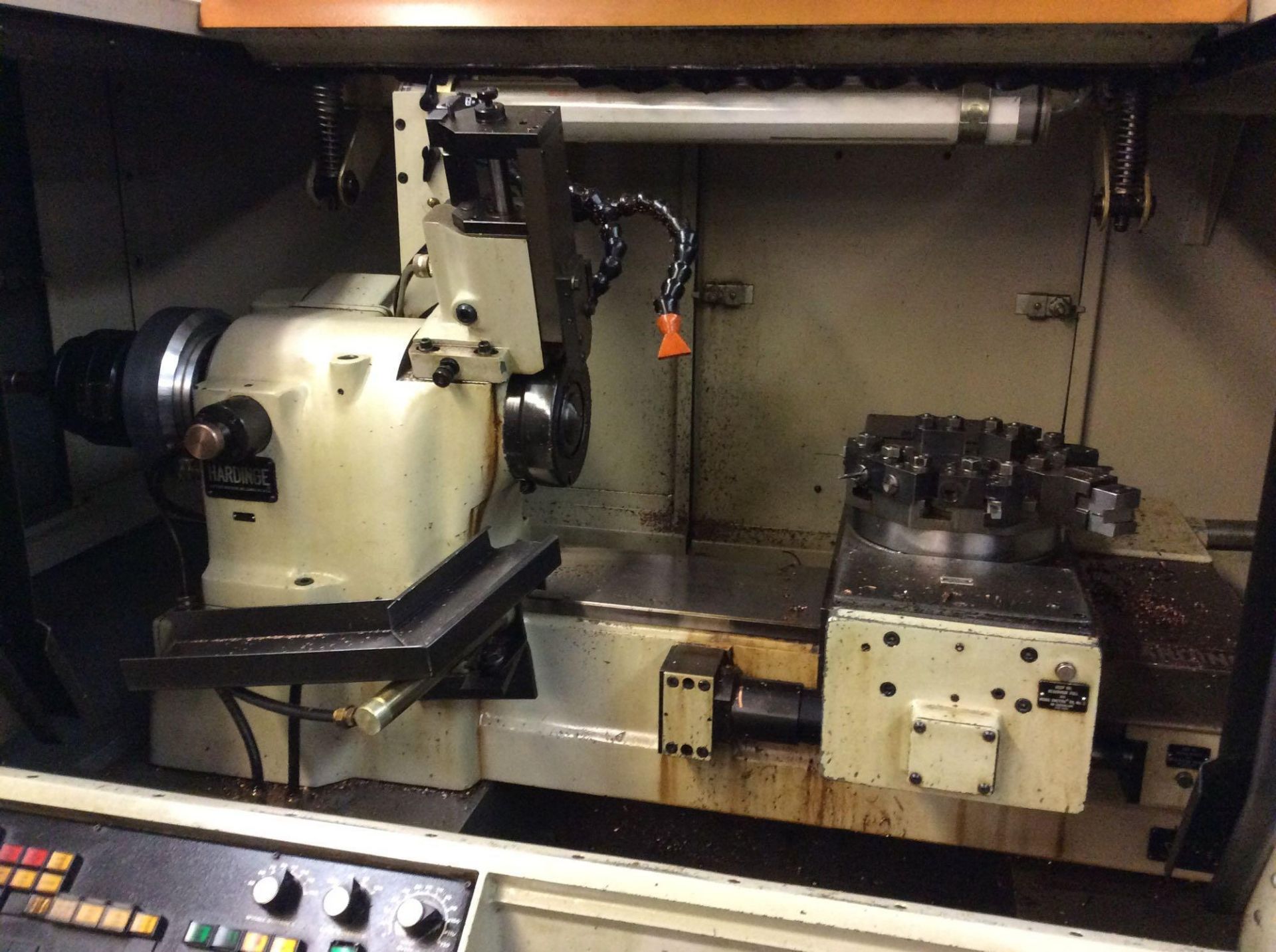 Hardinge CHNC II CNC turning center, mn CHNC II, sn CN-2013-A2-16, and 8 position turret - Image 5 of 6