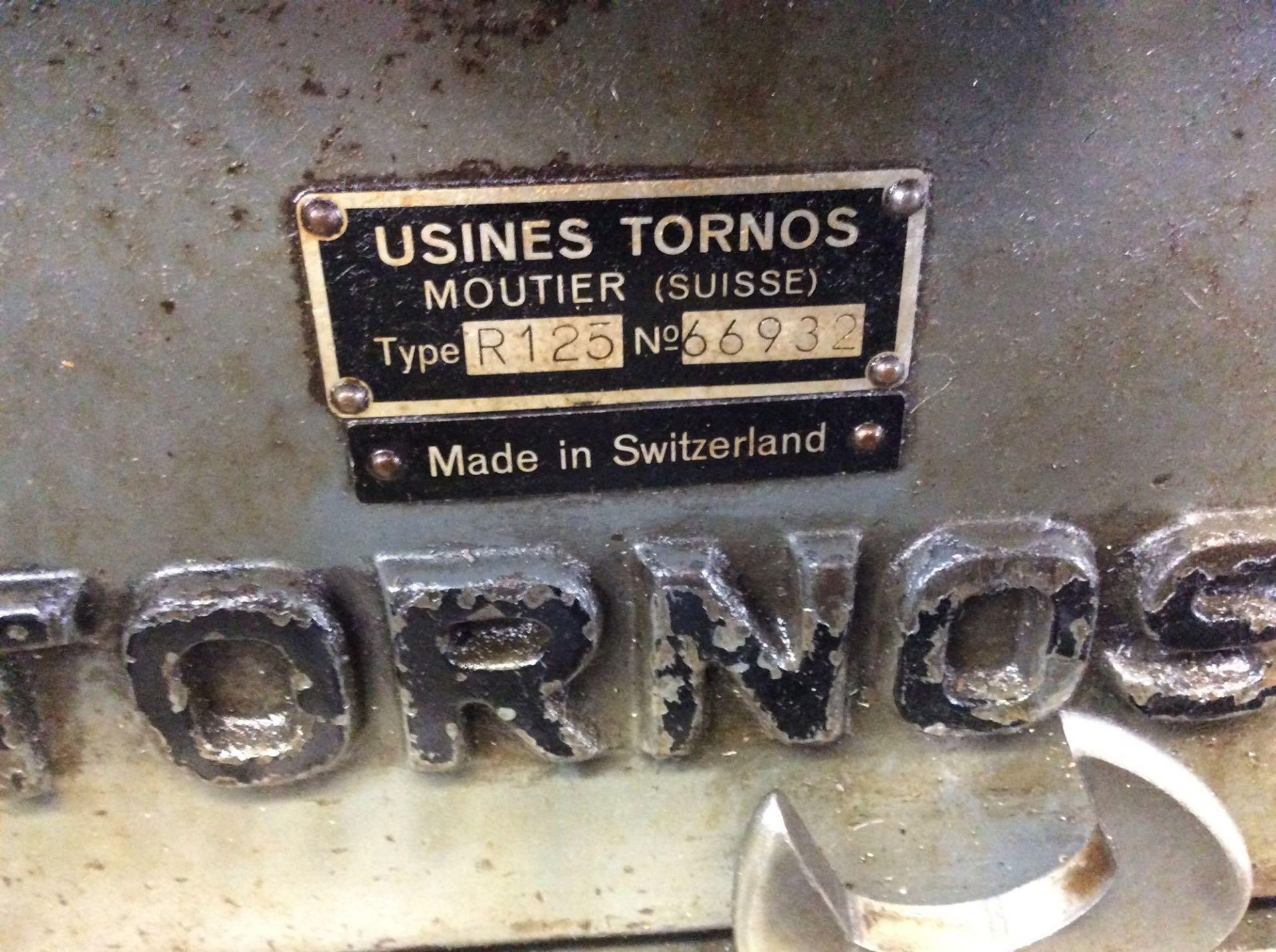 Tornos Moutier Suisse automatic screw machine, mn R125, sn 66932, spindle stop, XIII-Y sn 4059 and X - Image 7 of 7