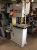 MSC 18" vertical bandsaw, mn 09514639, sn 0745680, 220 volt, 3 phase, with blade welder and sharpene