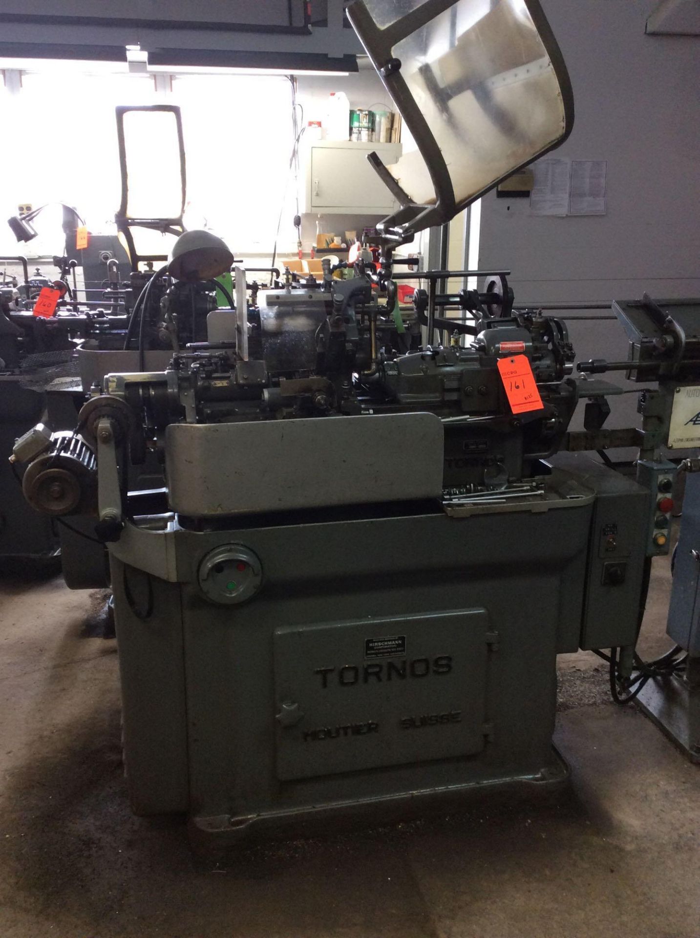 Tornos Moutier Suisse automatic screw machine, mn R125, sn 66765, spindle stop, cross drilling and m