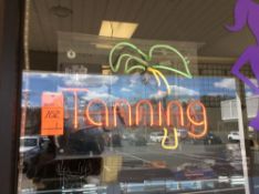 Neon "Tanning" sign