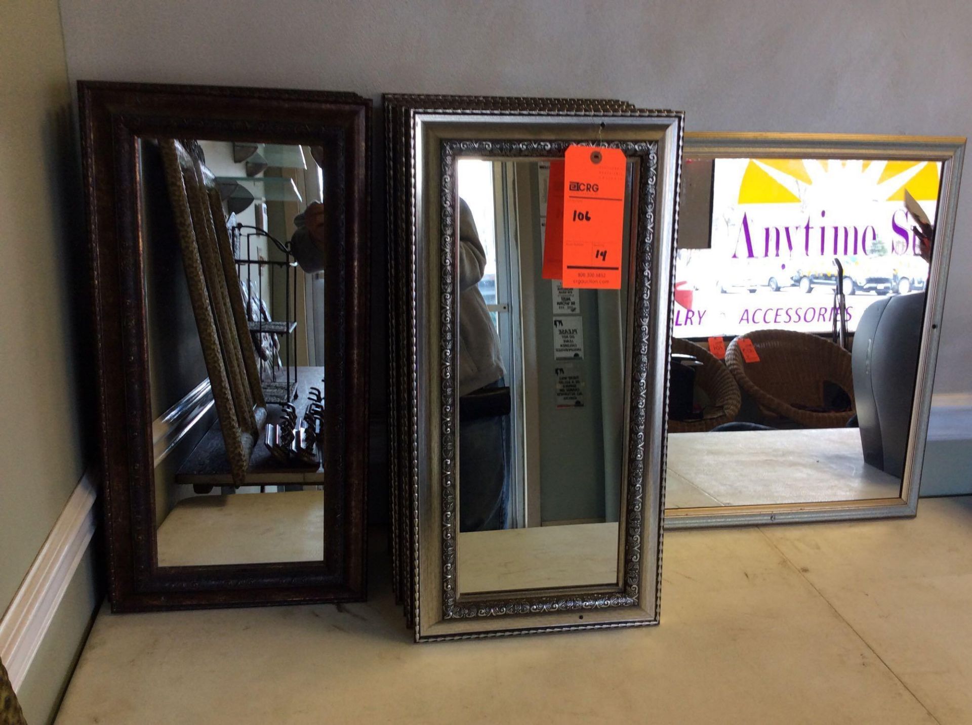 Lot of asst mirrors - most aprox 12" x 24"
