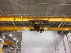 Hoist Equipment double girder double girder bridge crane, 10 T capacity, 49' span with R & M 10 T el