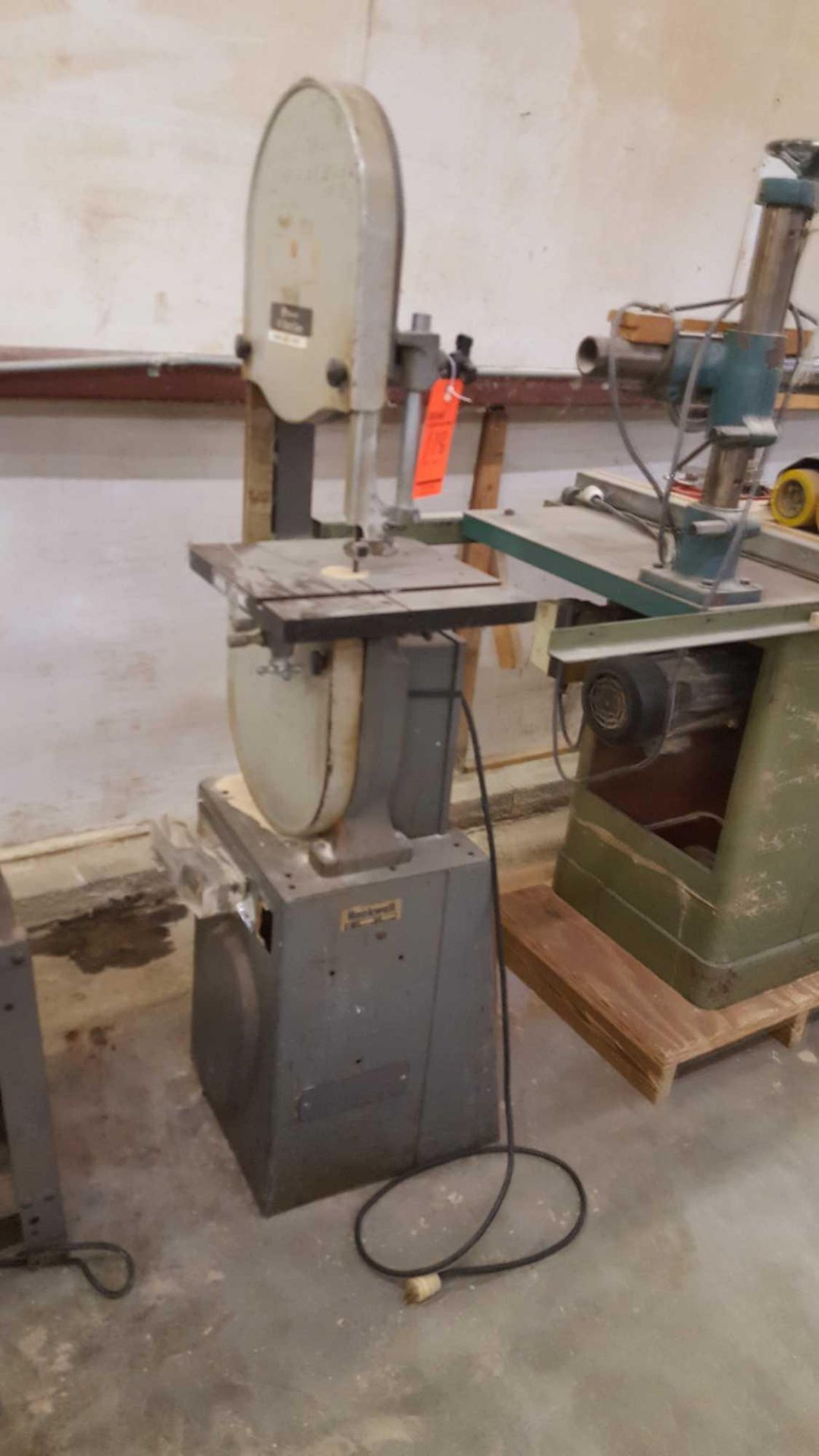 Rockwell 14 inch vertical bandsaw, number 1057, single phase - Image 2 of 2