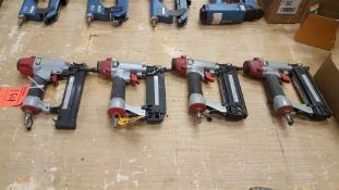 Lot of four Central Pneumatic staplers, like new