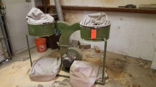 1 Central Machinery 2 bag portable dust collector, stop number 1699, 3 horsepower, single phase