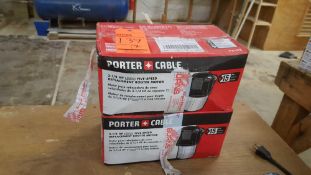 Lot of 2 Porter Cable routers new in the box see photos