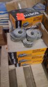 Lot of 7 boxes and 5 loose rolls of Bostitch coil nails for Bostitch nailers