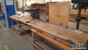 DeWalt 12 inch radial arm saw catalog number 35026, type 3. Three quarter horsepower, 1 phase