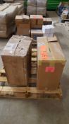 Lot of approximately 200, 12' black lazy Susan turntables