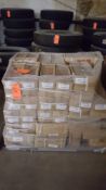 Lot of assorted 5 by 4.5 pieces of glass 200 per case, approximately 60 cases