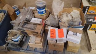 Lot of assorted miscellaneous hardware etcetera, contents of 2 pallets