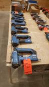 Lot of 6 assorted Bie pneumatic staplers