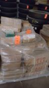 Lot of 6 by 4 and 7/8 inch glass approximately 40 boxes 200 pieces per box