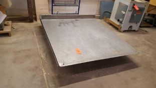 5 foot by 6 foot heavy duty aluminum dock plate