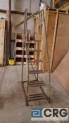 6 step portable metal stock ladder