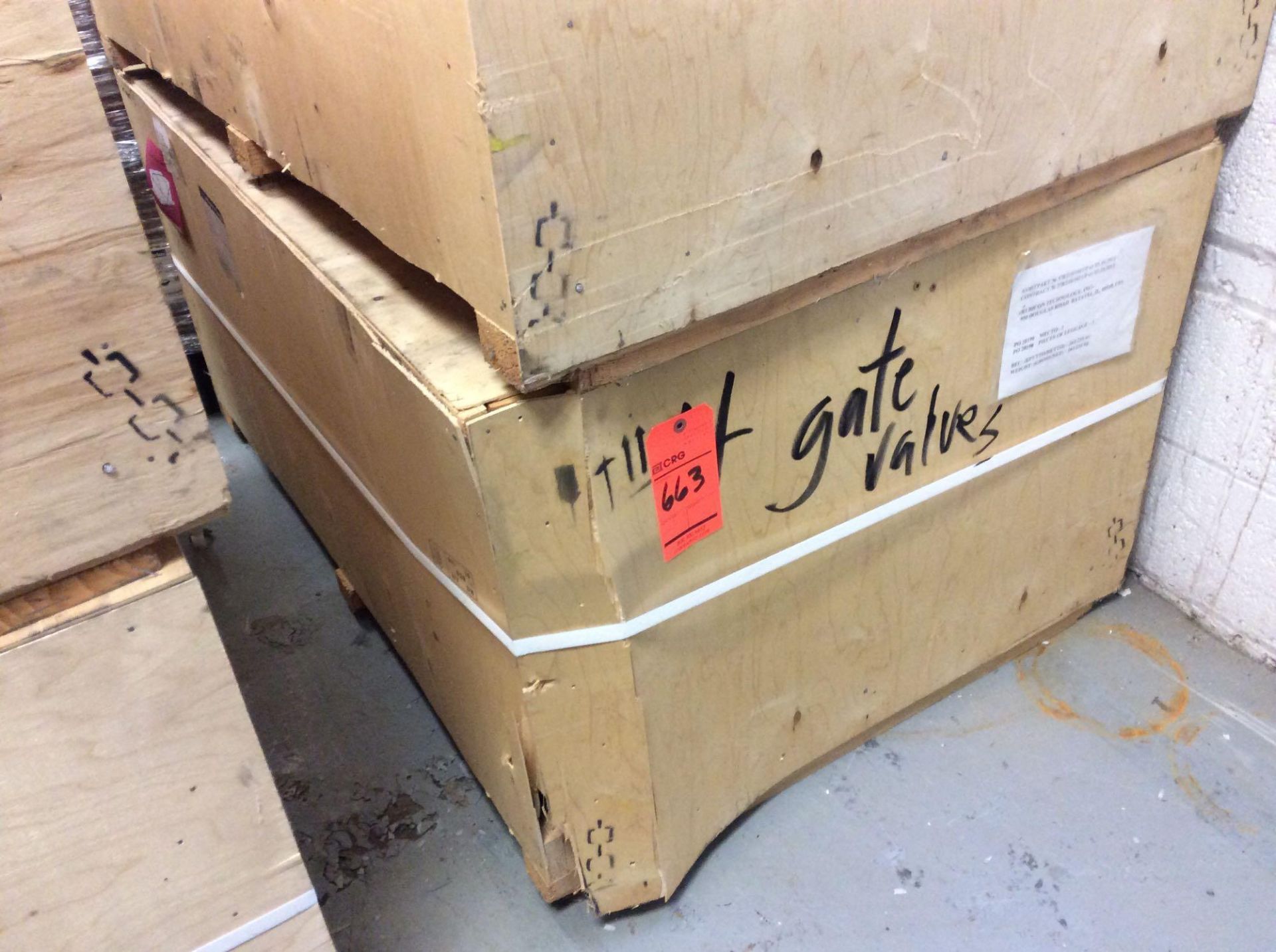 Lot of (4) Bakma gate valves (NEW IN CRATE) - Image 2 of 2