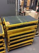 Lot of (11) Vestil 18" x 36" x 6" high platforms