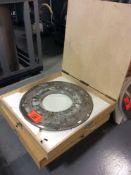 Lot of (2) Dopa 28" diameter grinding wheels, 12 1/2" center hole