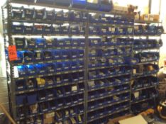 Lot of asst parts including fuses, small relays, small bearings, filters, contacts, small fittings e