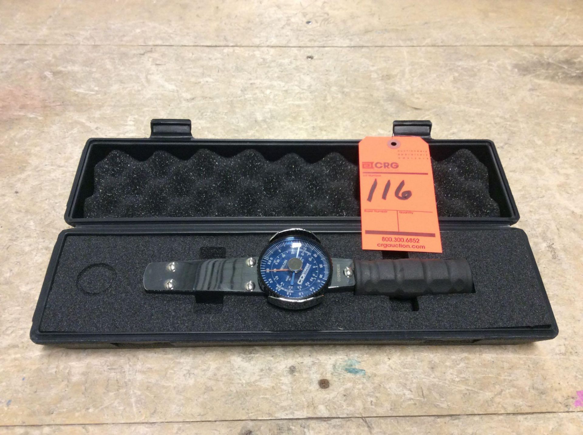 CDI dial torque wrench, mn 301-LDIN, with case