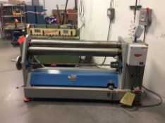 Waldemar WDM pinch plate bending roll, mn B-6-60, 5" capacity, 5 hp, 440 volt, 3 phase