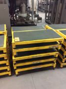 Lot of (10) Vestil 18" x 36" x 6" high platforms