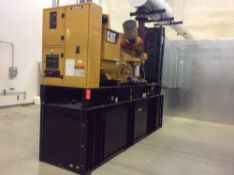 CAT LC-6 500 KVA backup diesel generator with C-15 6 cylinder engine, 400 kw, bottom mounted fuel ta