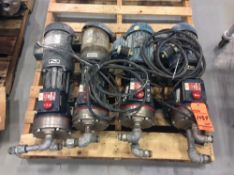 Lot of (4) Hydro-cell pumps, with 2 hp motors, mn D10EKCGCCECA (LOCATED IN BATAVIA)